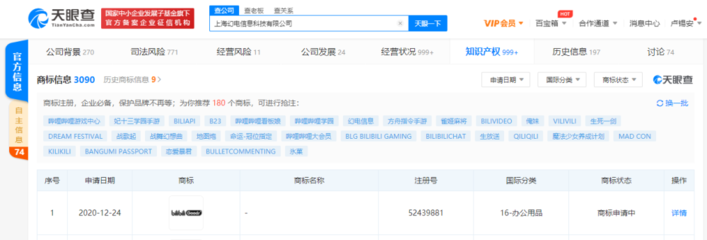 哔哩哔哩布局新领域 申请“bilibili goods”商标，深化品牌影响力